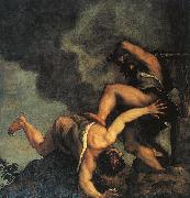  Titian Cain and Abel Norge oil painting reproduction